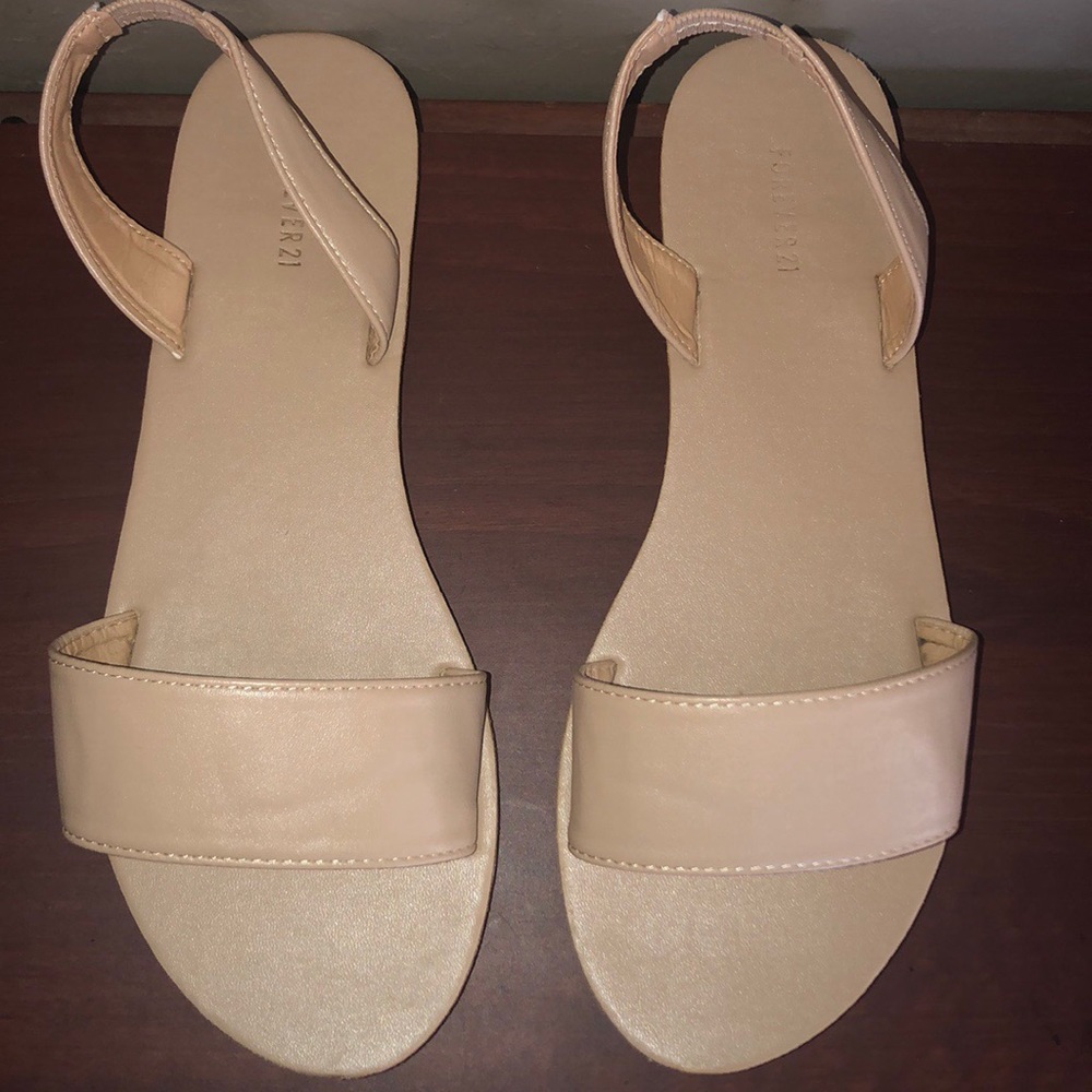 Forever 21 nude sandals